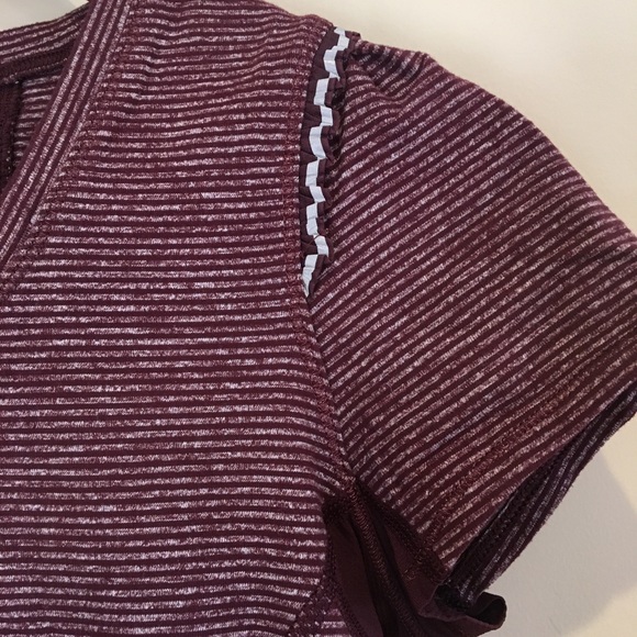 Lululemon star runner short sleeves striped shirt - Picture 2 of 6